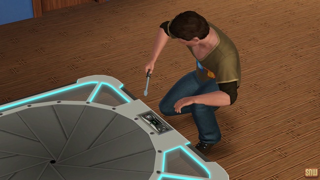 De Niet Zo Routinematige Machine (premium content voor De Sims 3)