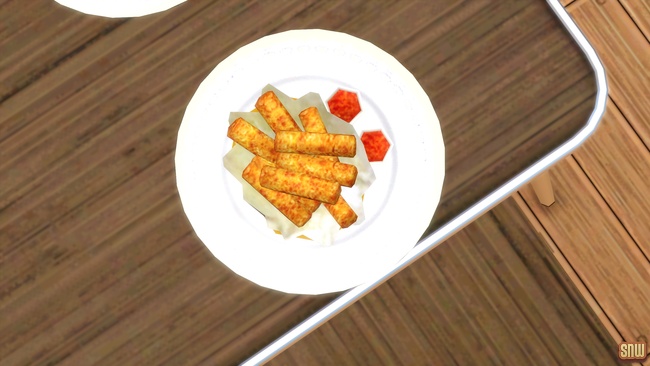 Koning Krokant Pro Friteuse en Vrieshap Pro IJsmachine (premium content voor De Sims 3)