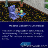 The Sims Livin' Large Comic Strip - The Crystal Ball