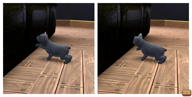 De Sims 3 Beestenbende: Oopsie-Daisy de kat en de bank