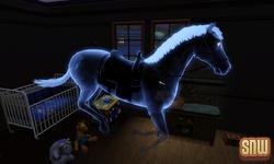 De Sims 3 Beestenbende: Estela het spookpaard