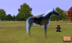 De Sims 3 Beestenbende: Estela Marshall het spookpaard