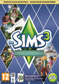 De Sims 3: Hidden Springs box art packshot