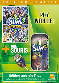 Les Sims 3: Ambitions + Souris (Edition Limitée) packshot box art