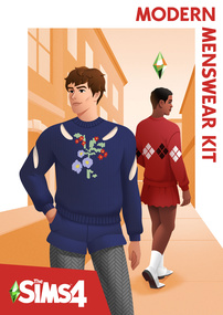 The Sims 4: Modern Menswear Kit packshot box art