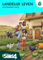 De Sims 4: Landelijk Leven packshot cover box art