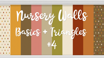 Nursery Walls Set #4 - Basics + Triangles