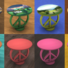 SNW Peace, Love &amp; Hippieness End Table Custom Content CC for The Sims 4