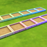 Pastel/Berry Garden Planter Boxes