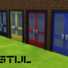 De Stijl Doors for The Sims 4