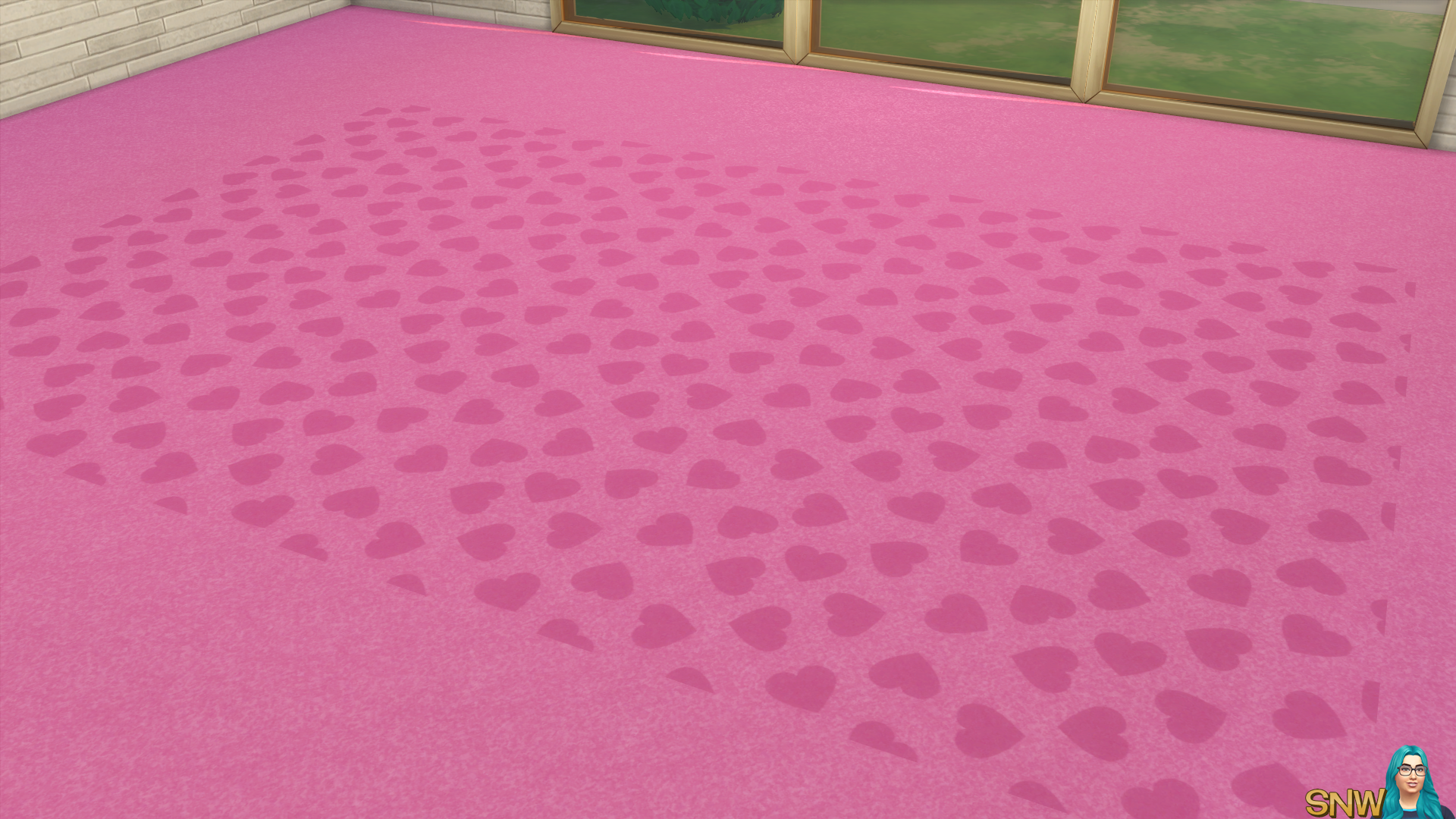 Valentine&#039;s Day 2018 / Love Carpets #8 (Hearts - Full - Small - Dark)