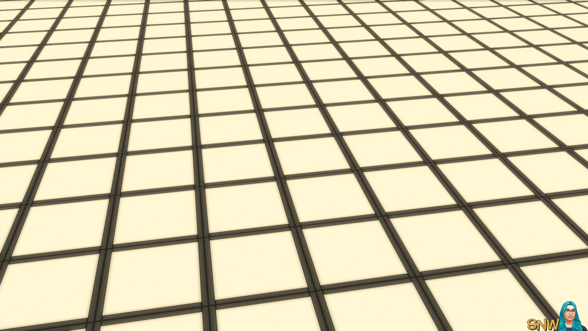 De Stijl Floor Tiles for The Sims 4