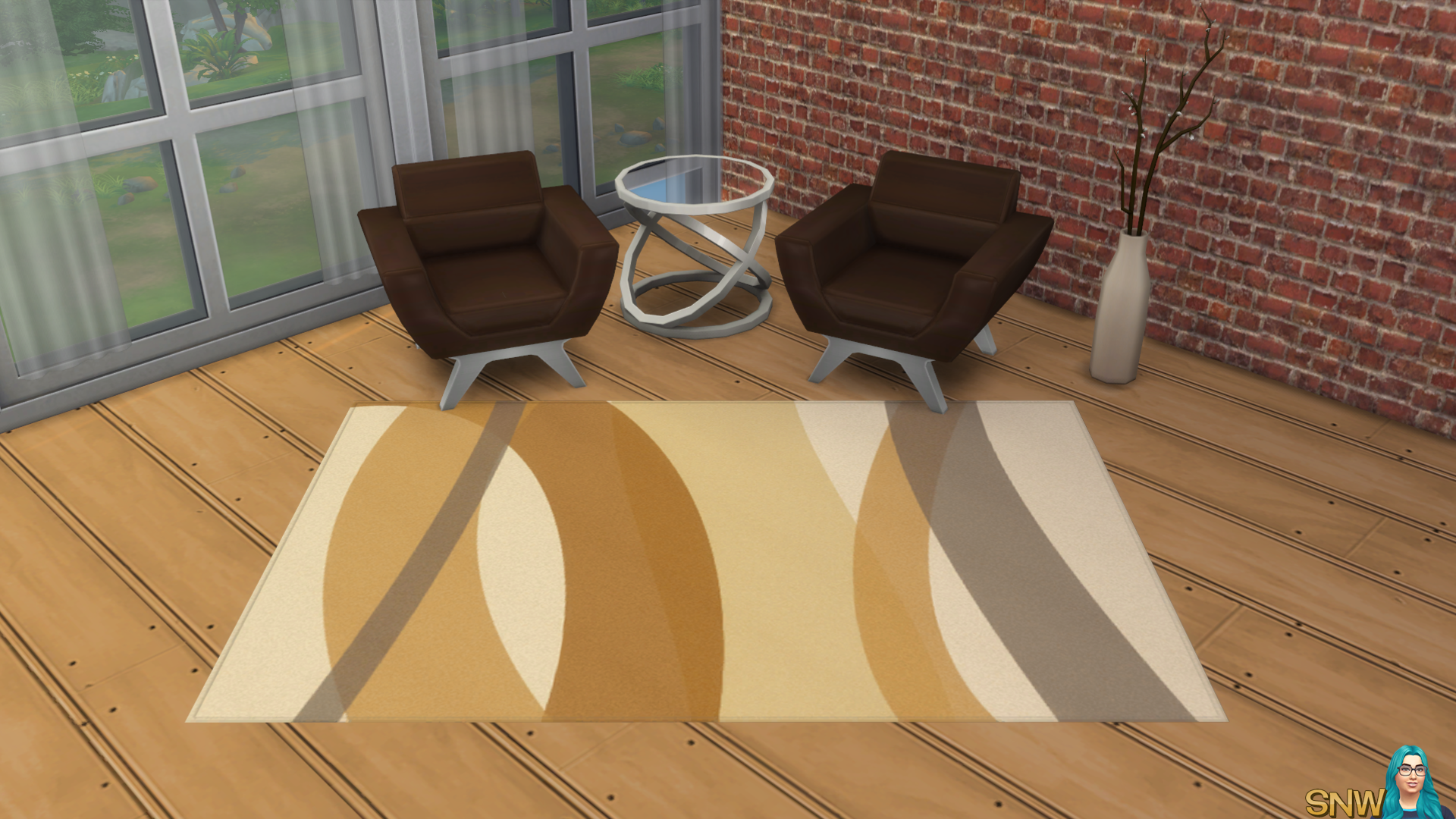 Abstract Rug for The Sims 4