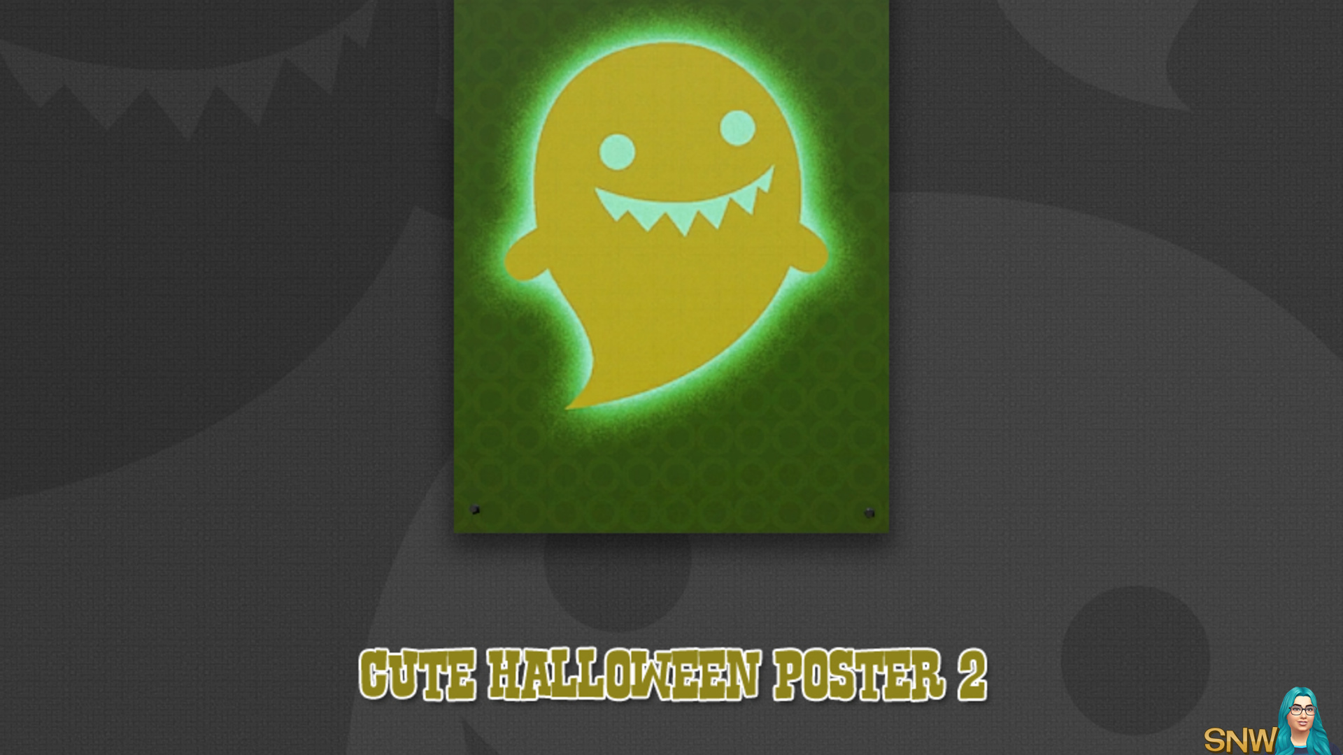 Cute Halloween poster #2 (Spooky)