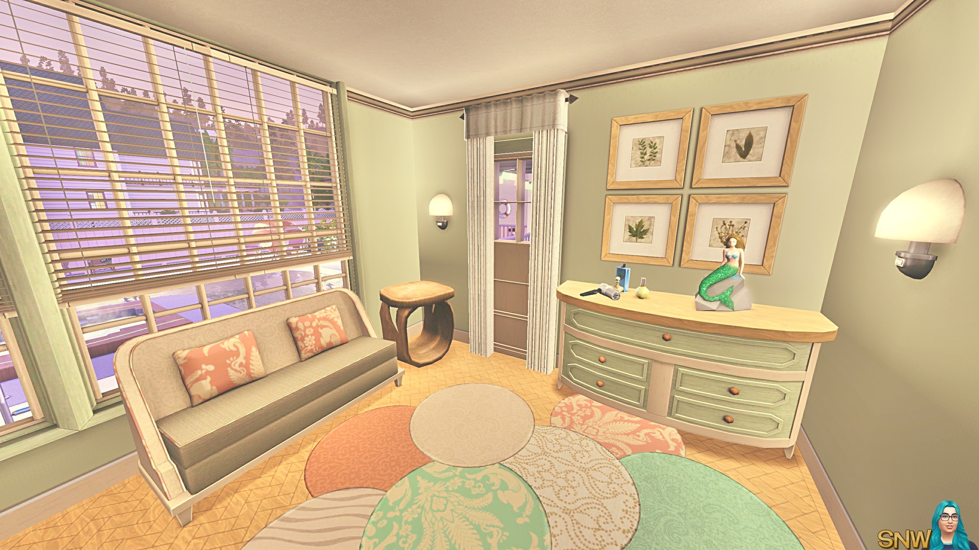 Minty &amp; Peach Beach House