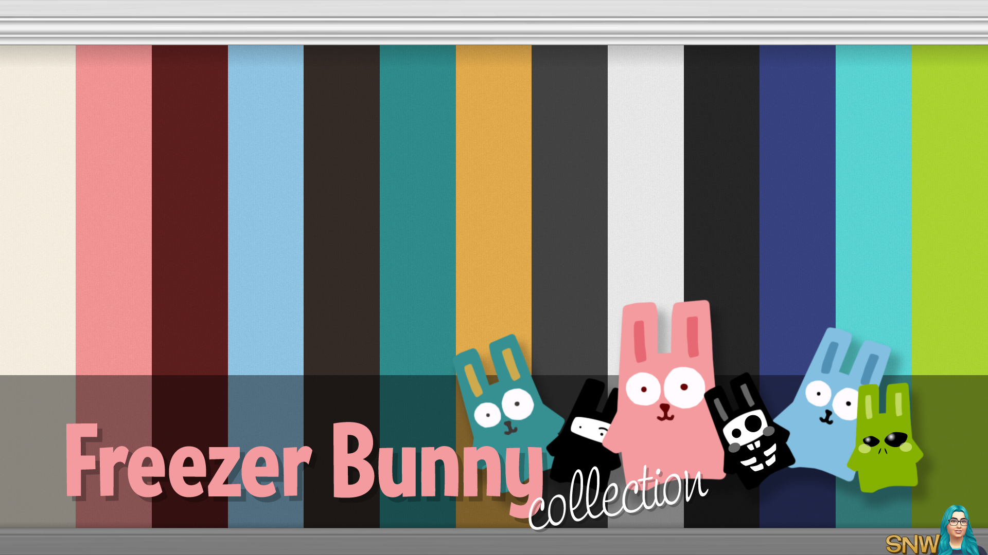 Freezer Bunny Collection: Plain Wallpapers