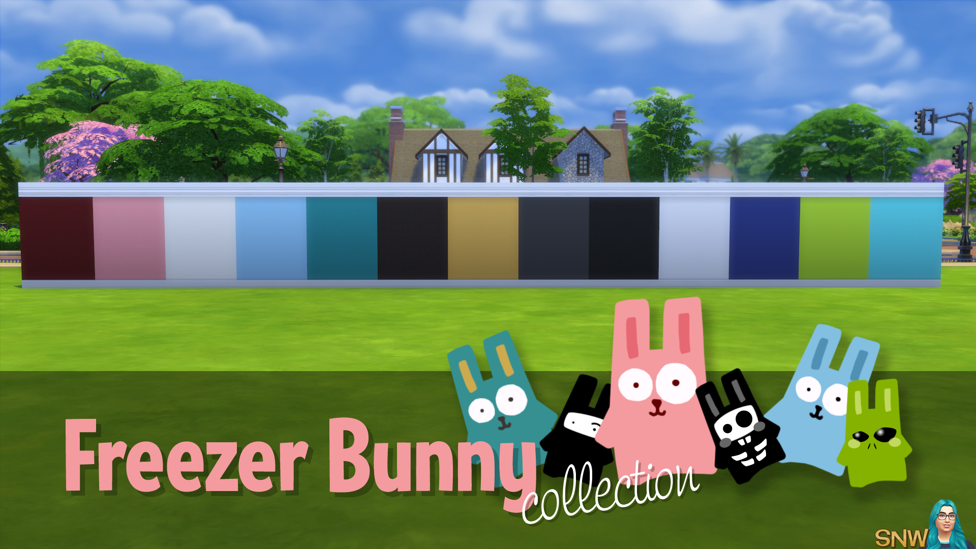 Freezer Bunny Collection: Plain Wallpapers