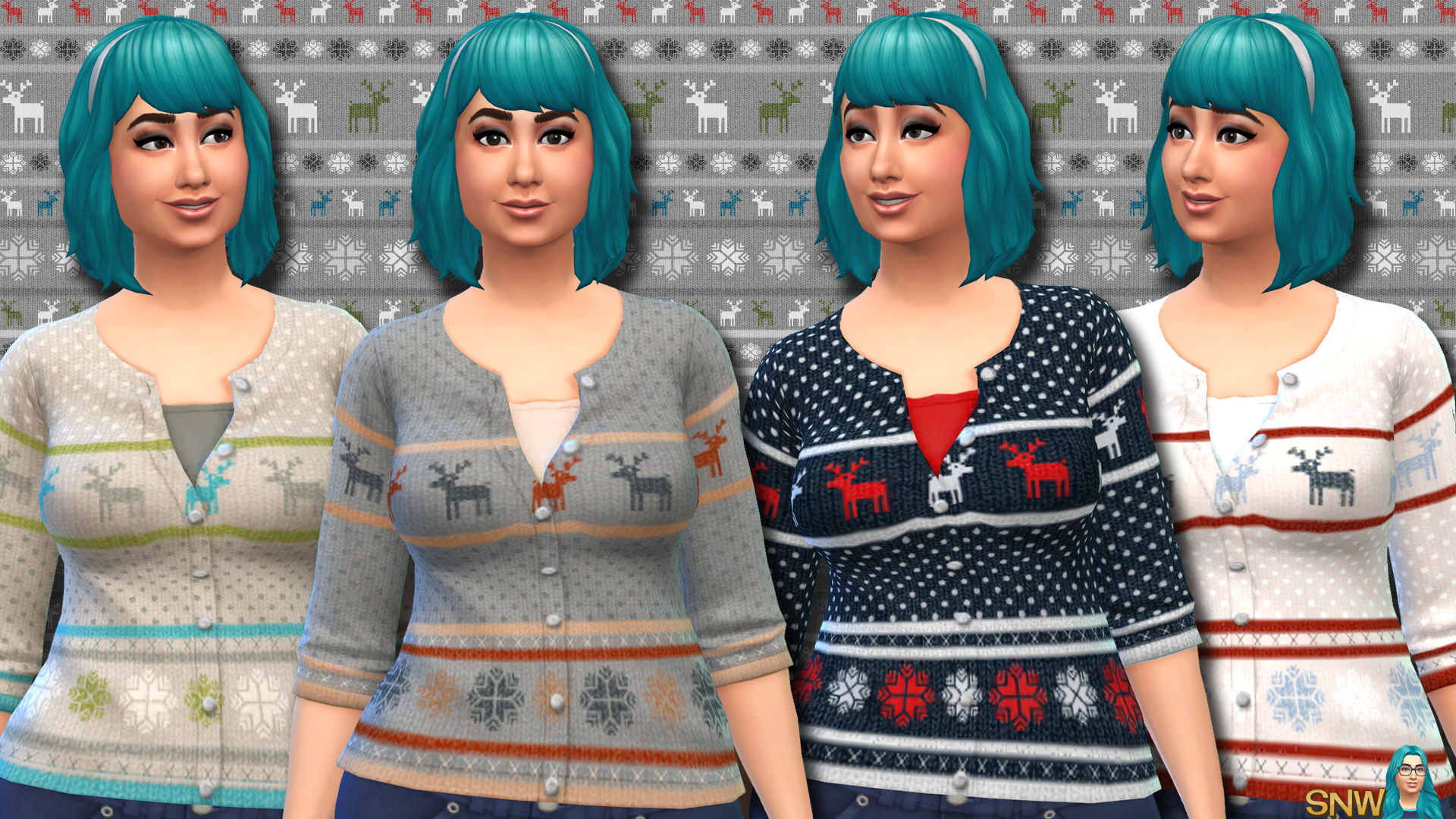 Fair Isle Christmas Cardigans for Women