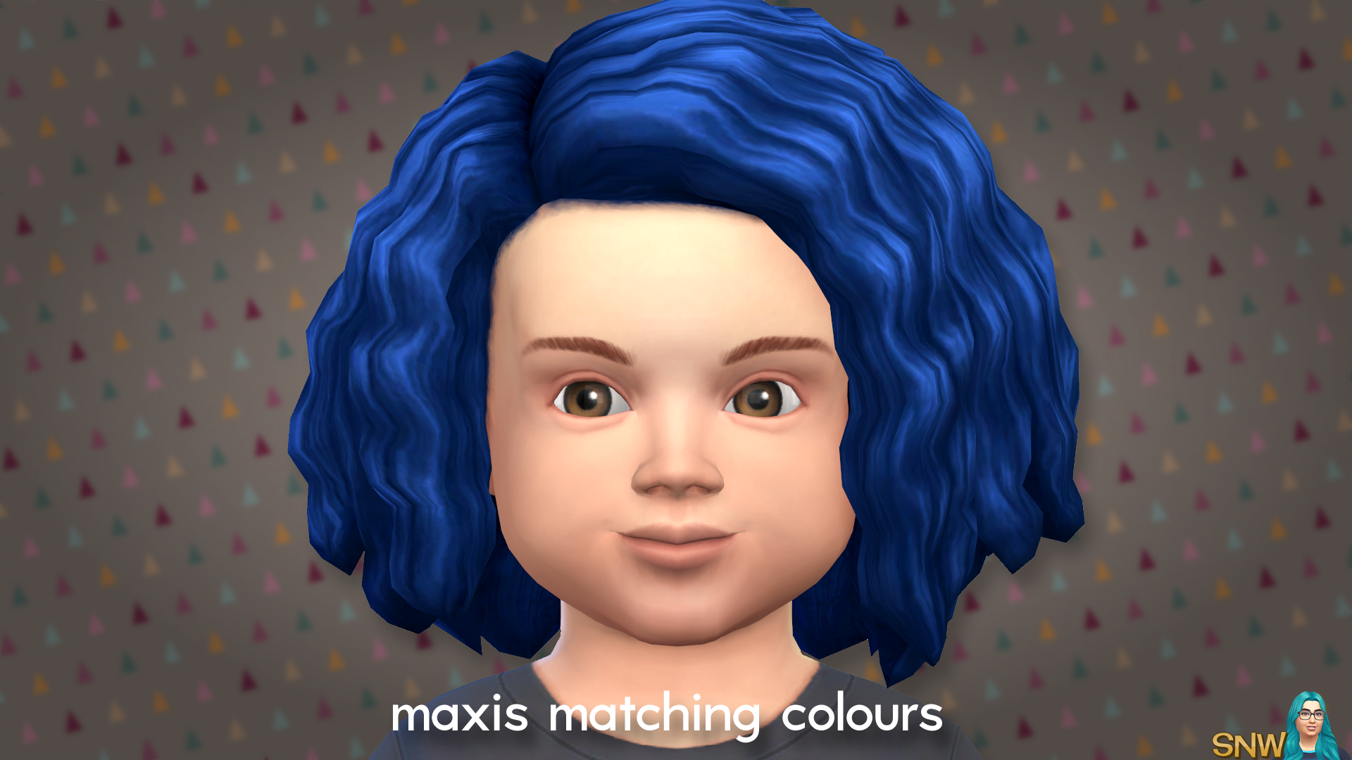 Maxis Matching Twist-out Hairdo for Toddlers