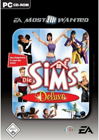 The Sims: Deluxe Edition (EA Most Wanted) box art packshot