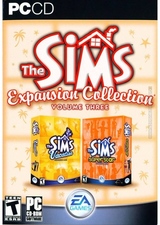 The Sims: Expansion Collection, volume three box art packshot