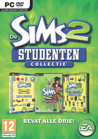 De Sims 2: Studenten Collectie box art packshot