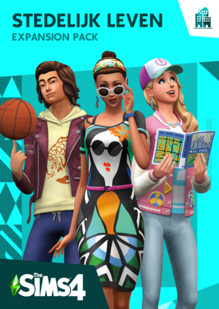 De Sims 4: Stedelijk Leven packshot box art