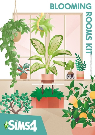 The Sims 4: Blooming Rooms Kit packshot box art