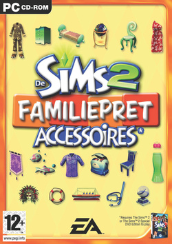 De Sims 2: Familiepret Accessoires box art packshot