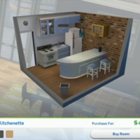 The Sims 4: City Living Styled Rooms - Cozy Kitchenette