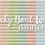 SNW Beachy Boat Striped Siding Walls