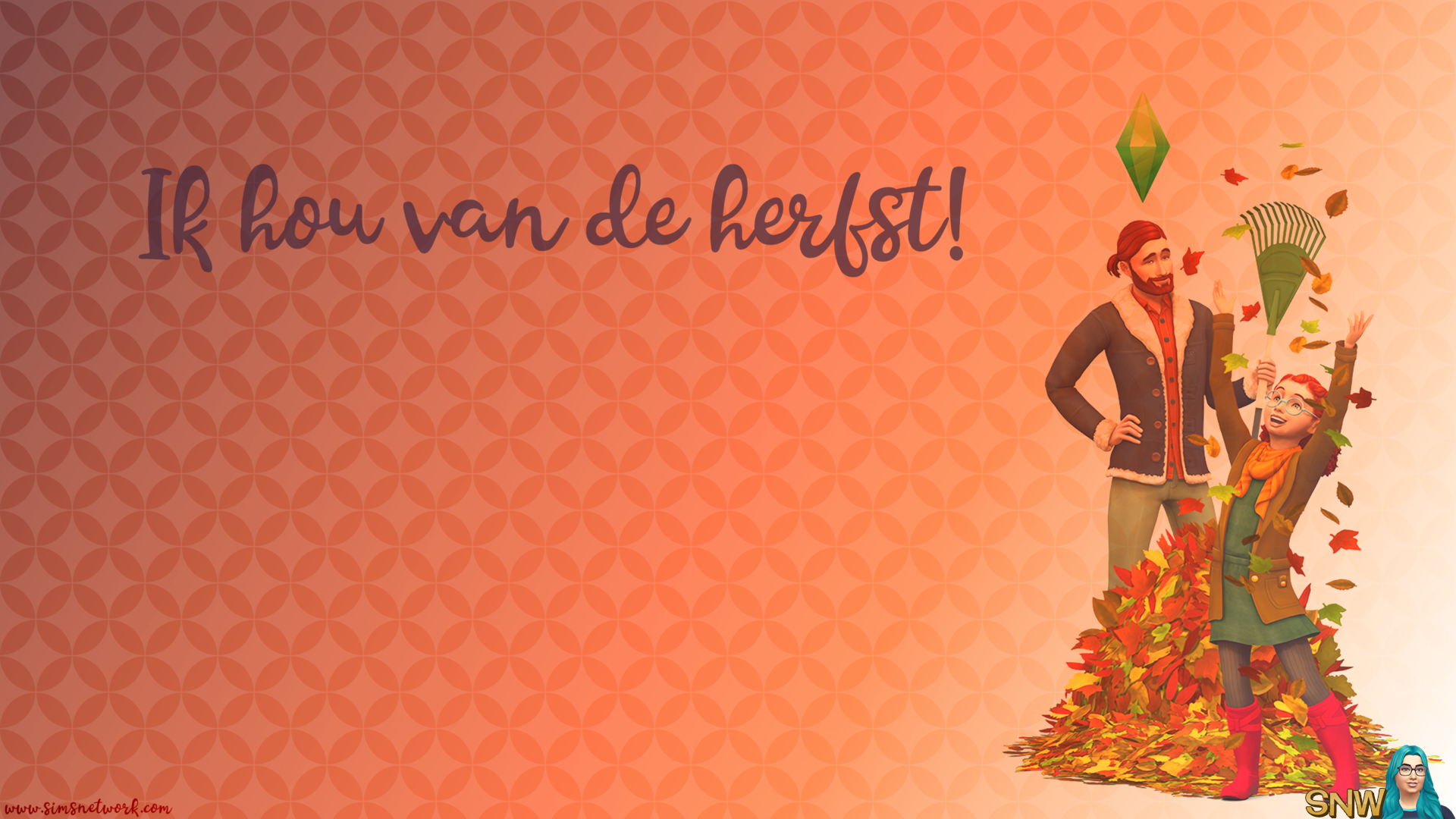 De Sims 4: Jaargetijden wallpaper