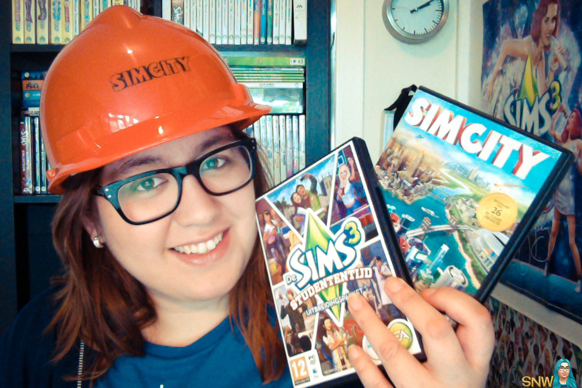 Rosie has SimCity and The Sims 3 University Life!