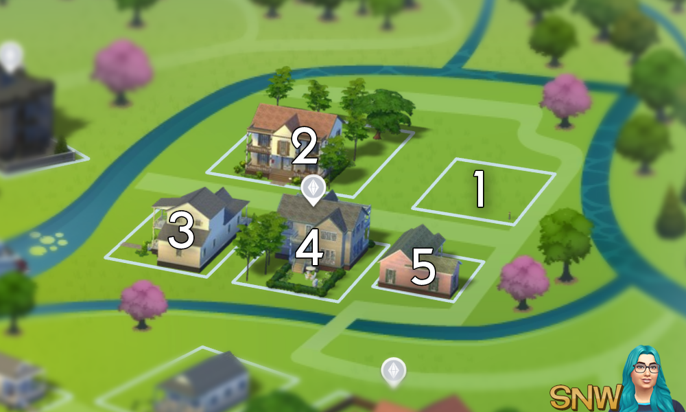 The Sims 4: Willow Creek world neighbourhood #1