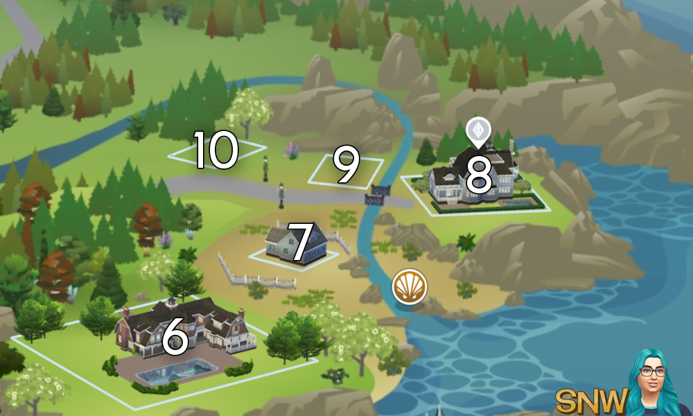 The Sims 4: Brindleton Bay world neighbourhood #2